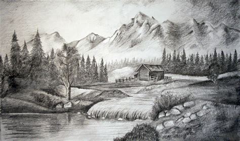 scenery drawings|Landscape Drawing Tips: How to Draw More Realistic .